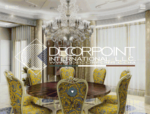 Tablet Screenshot of decorpoint.com